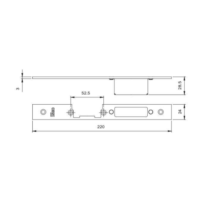 CONTROPIASTRA ISEO 33160