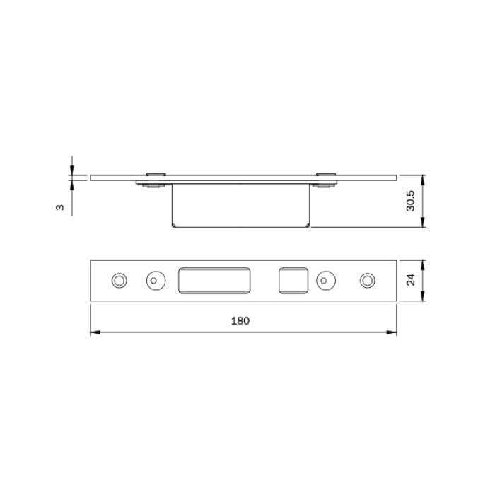 CONTROPIASTRA ISEO 33169