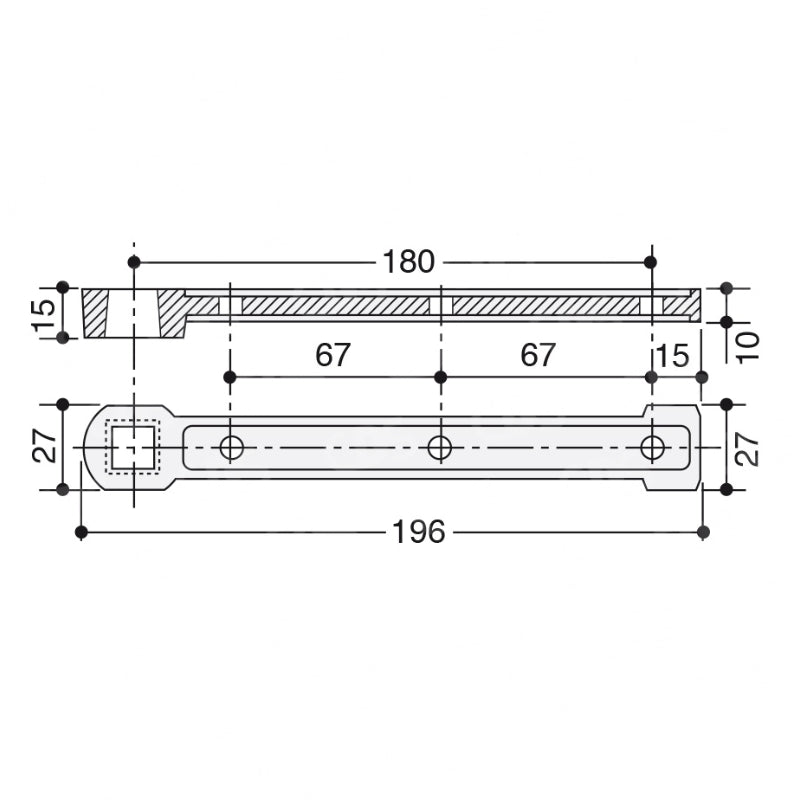 BRACCIO INFERIORE ASSA ABLOY AC213