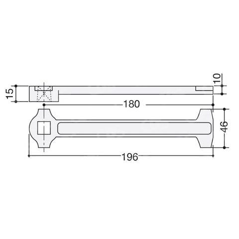 BRACCIO INFERIORE ASSA ABLOY AC50