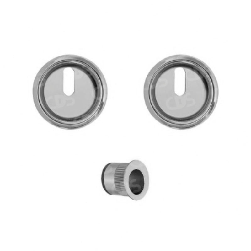 KIT MANIGLIE DA INCASSO CON FORO PATENT FINITURA OTTONE O CROMO AGB B0192001