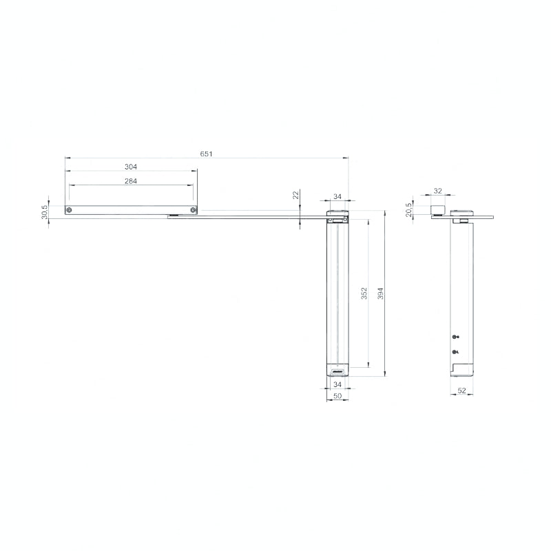 CHIUDICANCELLO ASSA ABLOY DC630G