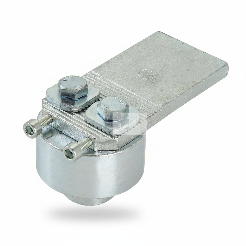 CARDINE SUPERIORE Ø70 CON CUSCINETTO REGOLABILE CON VITI DI REGISTRO ZINCA COMBI ACA034504ZB