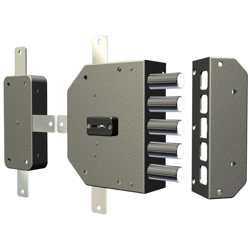 SERRATURA A DOPPIA MAPPA QUINTUPLICE PER PORTA BLINDATA DOM CR 2300-01N / 2300-51N