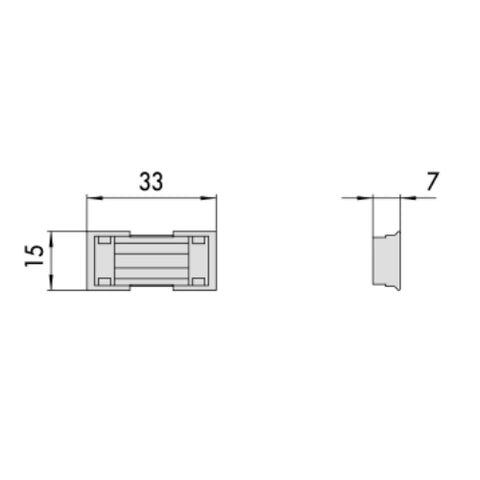 INSERTO PER RULLO IN NYLON CISA 0614171