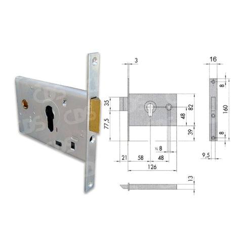SERRATURA A FASCIA CISA 44140.60