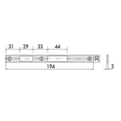 CONTROPIASTRA PIANA CISA 0607720