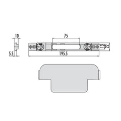 CONTROPIASTRA A REGOLAZIONE LATERALE CISA 06463730