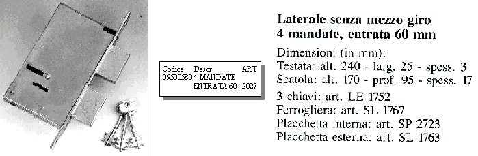 SERRATURA DOPPIA MAPPA CERUTTI 2027