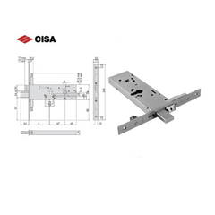 SERRATURA A FASCIA CISA 56357