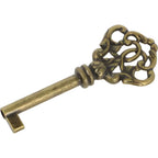 CHIAVE UNIVERSALE FISSA STANDARD 75 MM PER SERRATURA ARMADIO E MOBILE BAROCCO