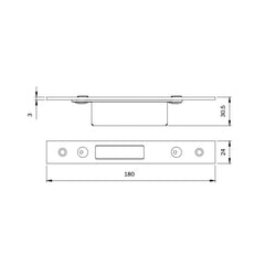 CONTROPIASTRA ISEO 33168