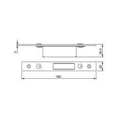 CONTROPIASTRA ISEO 33182