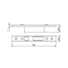 CONTROPIASTRA ISEO 33184