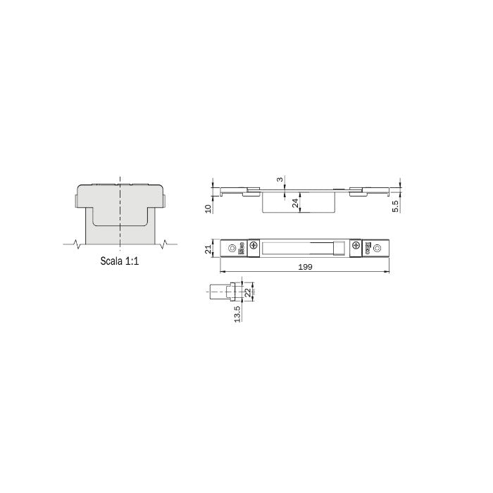 CONTROPIASTRA ISEO 387011
