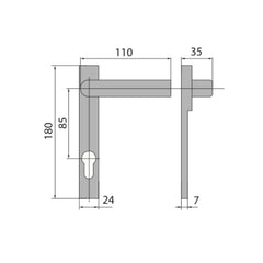 MANIGLIA ISEO 5412600260000