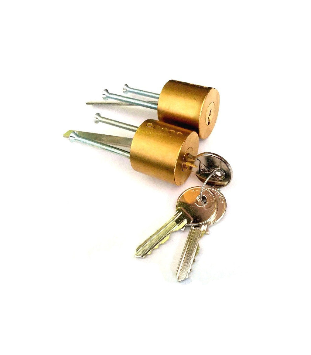 CILINDRO A COPPIE TONDO IN OTTONE SABBIATO CORTELLEZZI MP 50