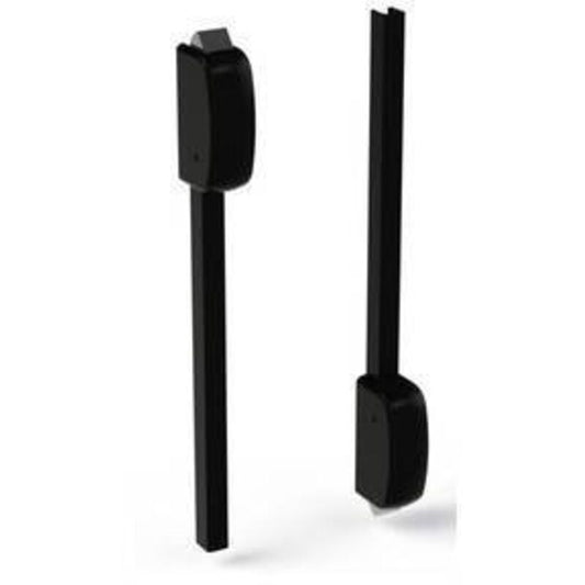 Kit Aste e Scrocchi Camma Tonda Alto Basso Nero
