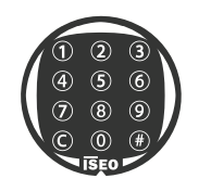 MODULO DI COMANDO ESTERNO CON TASTIERA NUMERICA ISEO 98111696