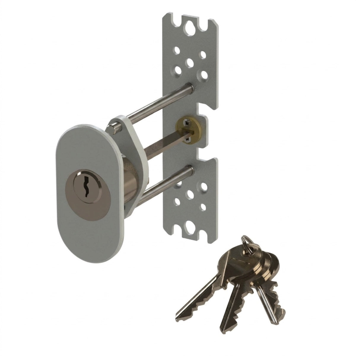 Cilindro con Basetta 100mm per Incontro Serratura Antipanico 1040