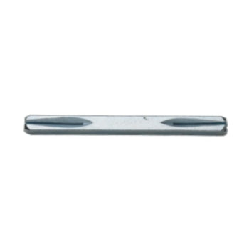 QUADRO IN FERRO 8X120 MM CON 2 TAGLI E FRESATURA  GHIDINI 13230412070