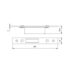 CONTROPIASTRA ISEO 33168