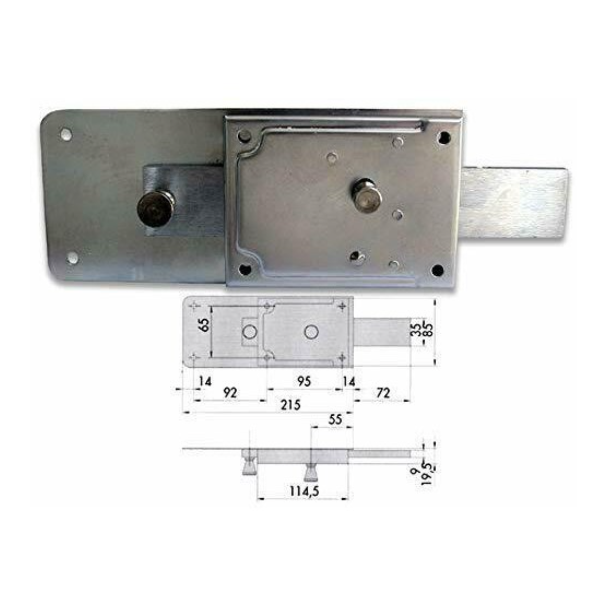 SERRATURA A FASCIA CISA 55254