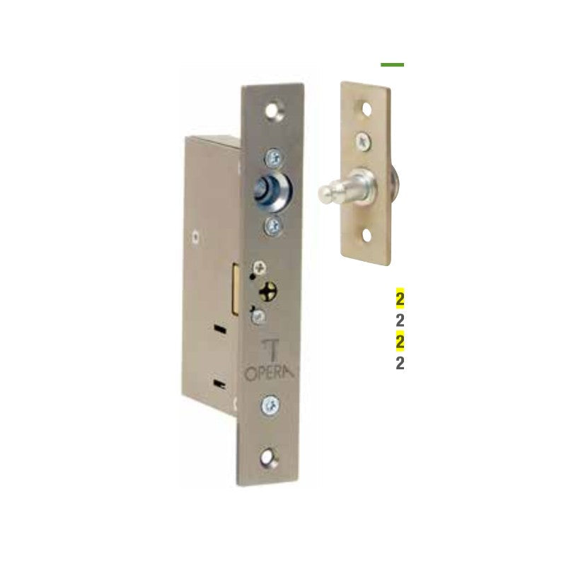 ELETTROBLOCCO DI SICUREZZA NORMALMENTE CHIUSO PER ARMADI  12 VDC OPERA 22912