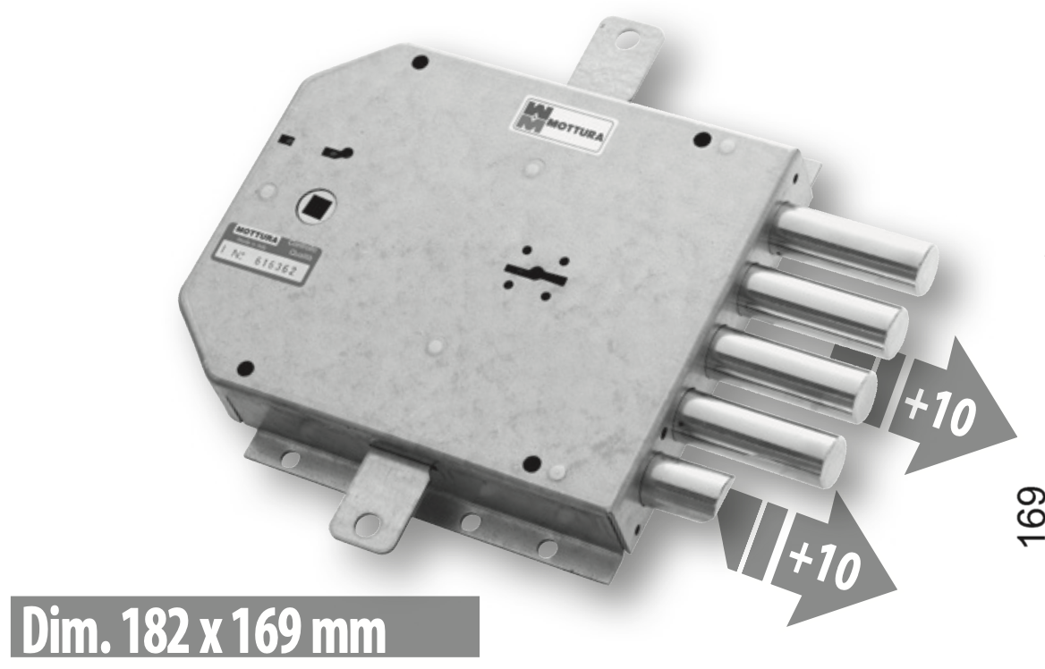 SERRATURA PER PORTA BLINDATA PIACENTINI MOTTURA 89555