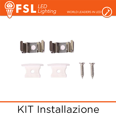 ACCESSORI INSTALLAZIONE PER PROFILO AD INCASSO FSL FLPAB