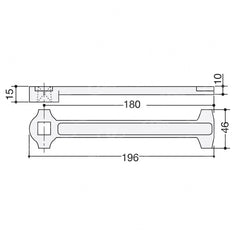 BRACCIO INFERIORE ASSA ABLOY AC50