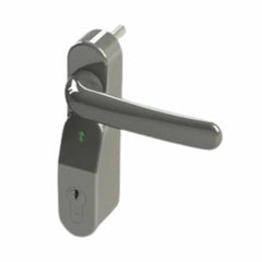 Gruppo Cilindro e Maniglia Elettrica Grigio RAL 9006
