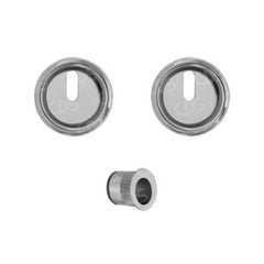 KIT MANIGLIE DA INCASSO CON FORO PATENT FINITURA OTTONE O CROMO AGB B0192001