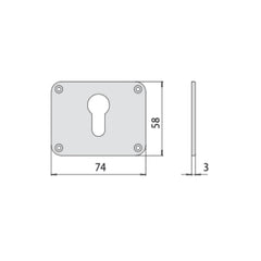 BORCHIA IN NYLON CISA PER CILINDRO EUROPEO 6141020