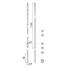 PROLUNGHE ASTE INTERNE CISA 0644110