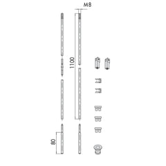 PROLUNGHE ASTE INTERNE CISA 06441200