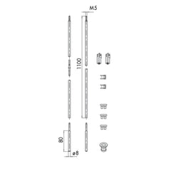 PROLUNGHE PER ASTE INTERNE CISA 07088000