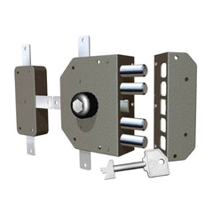 SERRATURA A POMPA PER PORTA BLINDATA DOM CR 3350P-02N / 3350P-52N