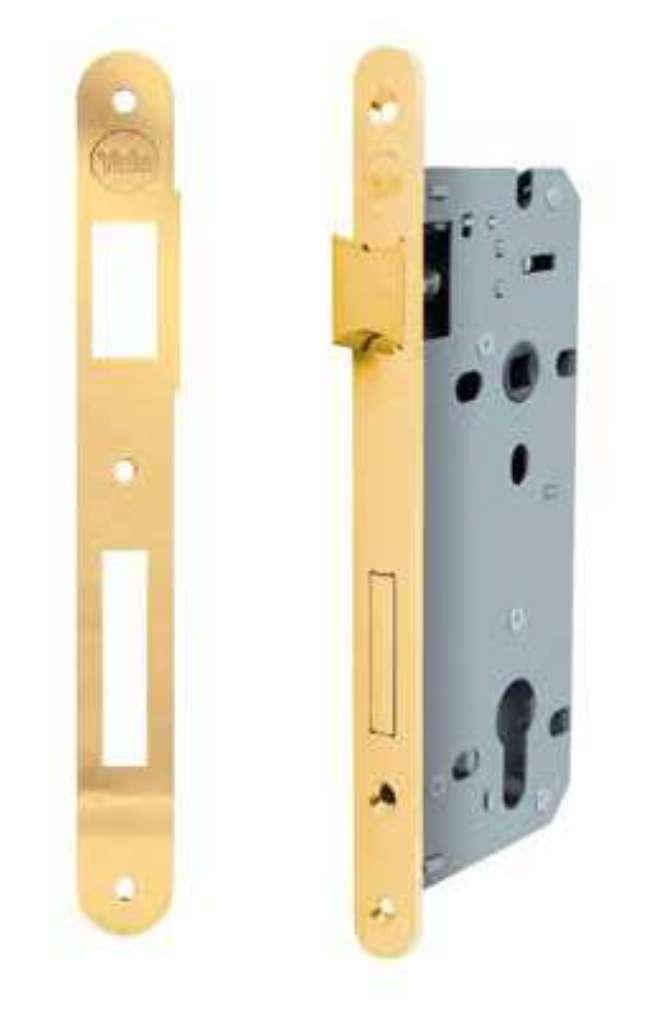 SERRATURA MONTANTE PER LEGNO BORDI TONDI YALE 52X
