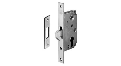SERRATURA MONTANTE ZINCATA A GANCIO PER CANCELLI AGB B00910 30/35/40/45/50/60 15