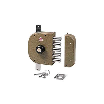 SERRATURA A POMPA PER PORTA BLINDATA DOM CR 3200P-02N / 3200P-52N