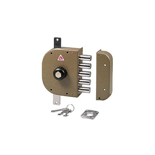 SERRATURA A POMPA PER PORTA BLINDATA DOM CR 3200P-02N / 3200P-52N