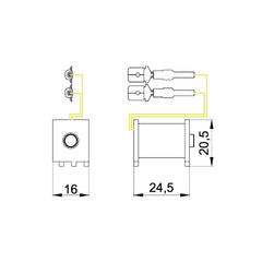 BOBINA DI RICAMBIO PER SERRATURE OMEC 049