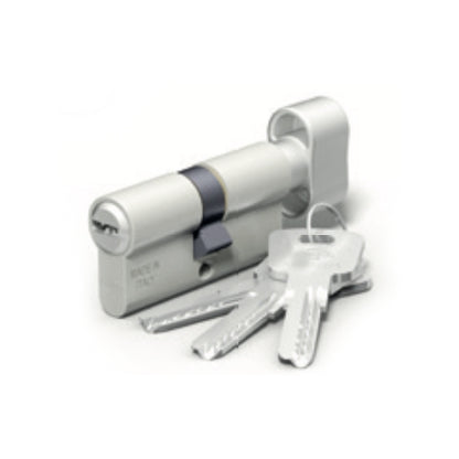 CILINDRO EUROPEO 40/40 CON POMOLO A CHIAVE VERTICALE OMEC 2123/10 L