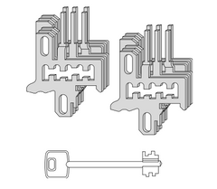 KIT GRUPPO DI RICAMBIO GORGES MAPPA CISA 07590050