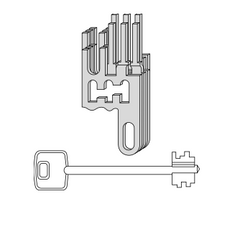KIT GRUPPO DI RICAMBIO GORGES MAPPA CISA 07590150