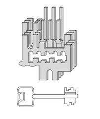 KIT GRUPPO DI RICAMBIO GORGES MAPPA CISA 07590230