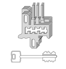 KIT GRUPPO DI RICAMBIO GORGES MAPPA CISA 07590260