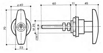 CHIUSURE PER QUADRI ELETTRICI PREFER 8001.0013.0000