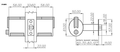 POMOLO PREMIAPRI PER PORTA INGRESSO MERONI 15/FORMA